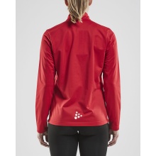 Craft Sport Training Jacket Squad - without side pockets, comfortable and functional - red Women